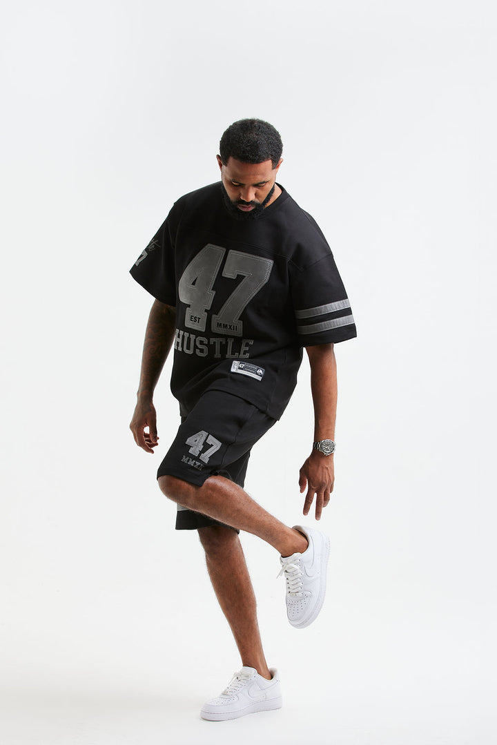 The Executive Gridiron Jersey Set - Black