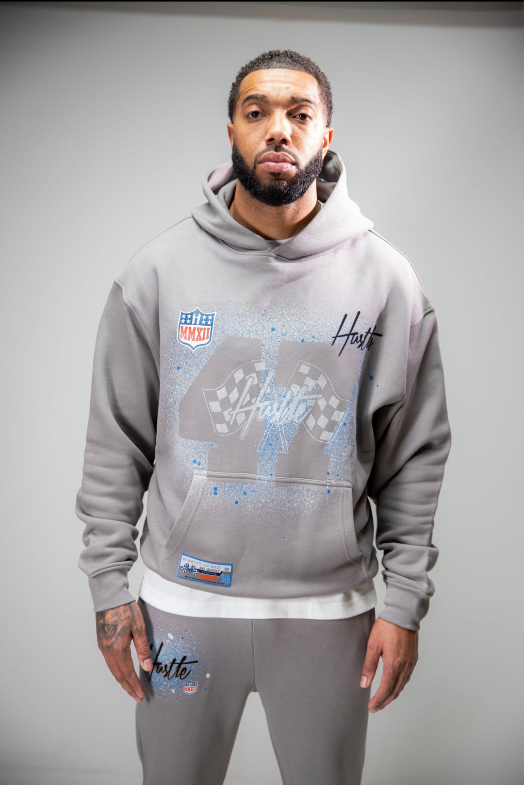 Heather Grey Victory Lap Tracksuit