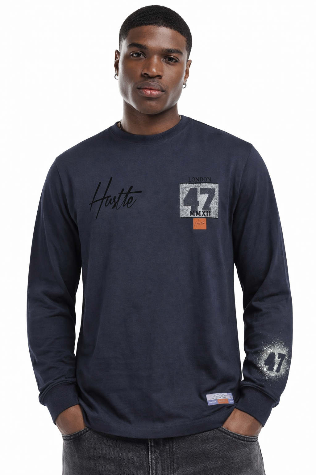 Fine Print Long Sleeve T-Shirt