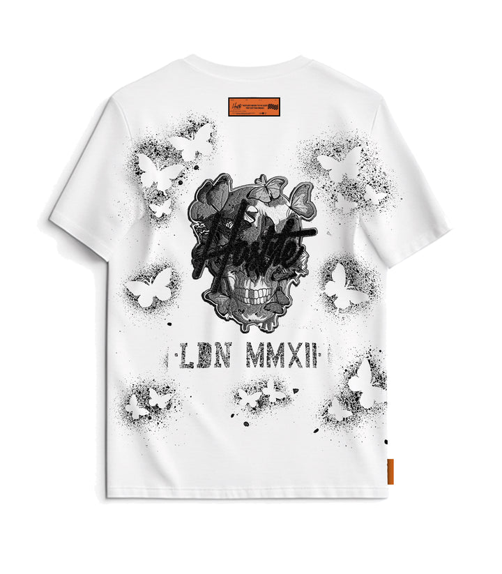 Butterfly Skull T Shirt