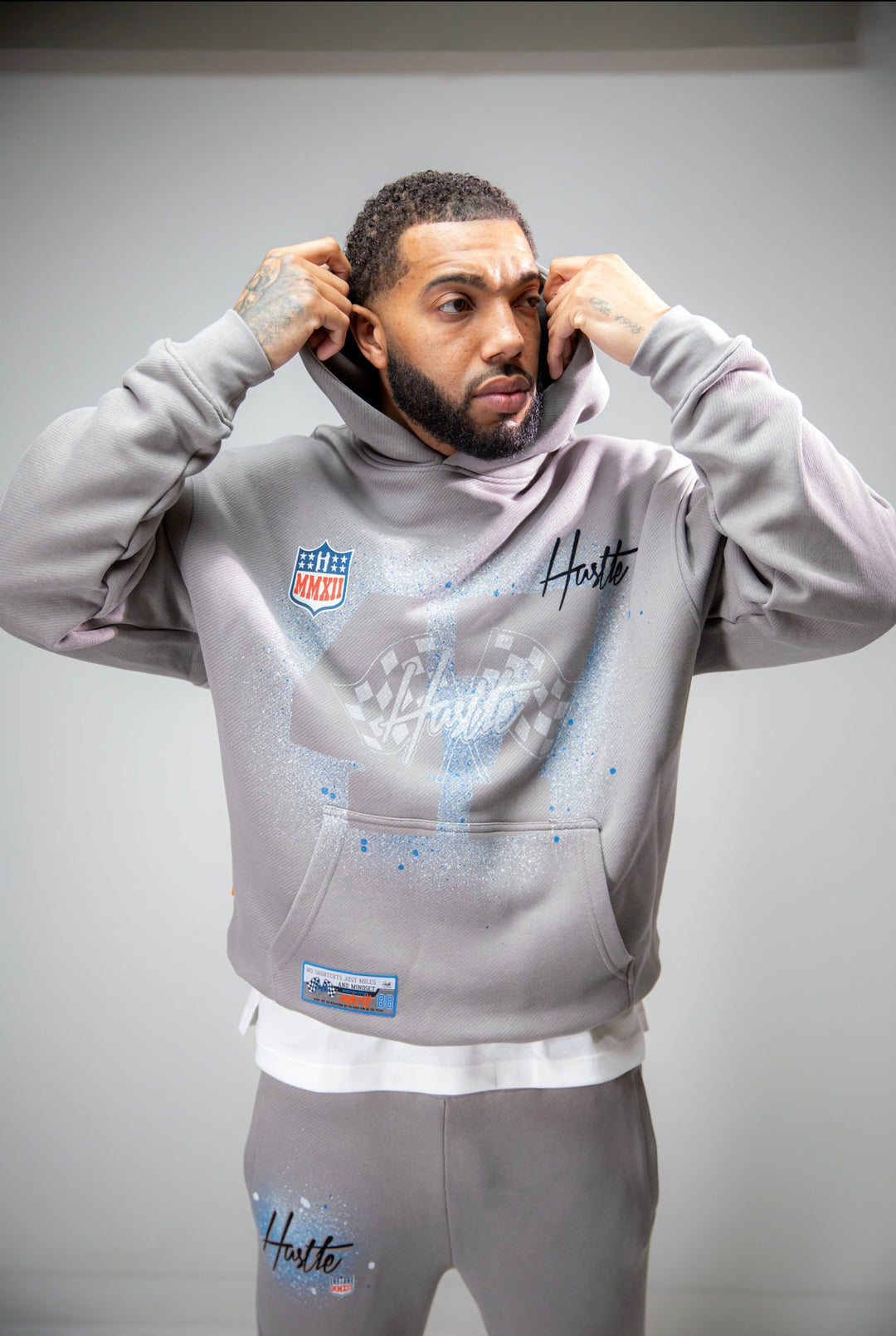Heather Grey Victory Lap Tracksuit