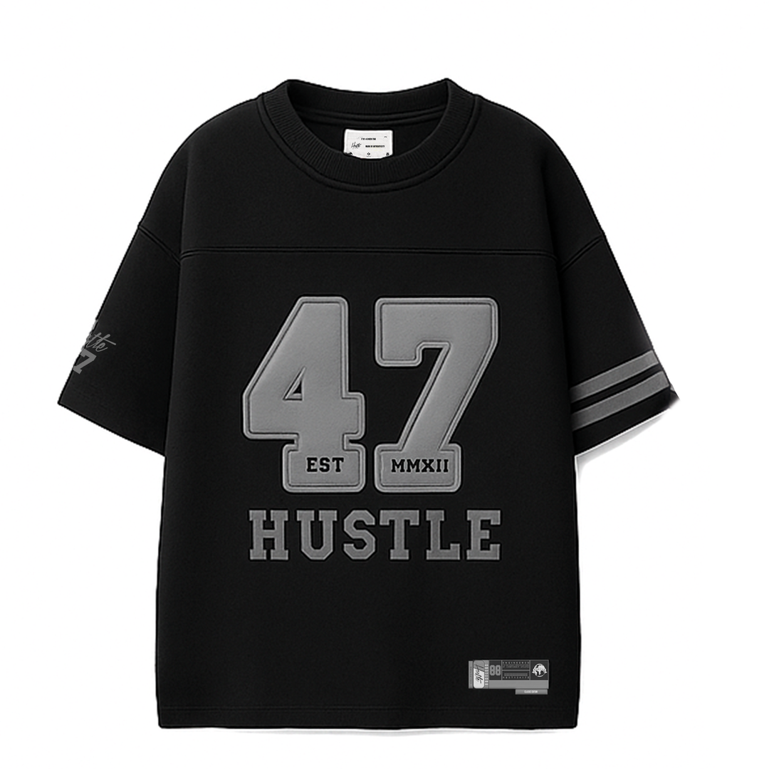 The Executive Gridiron Jersey Set - Black