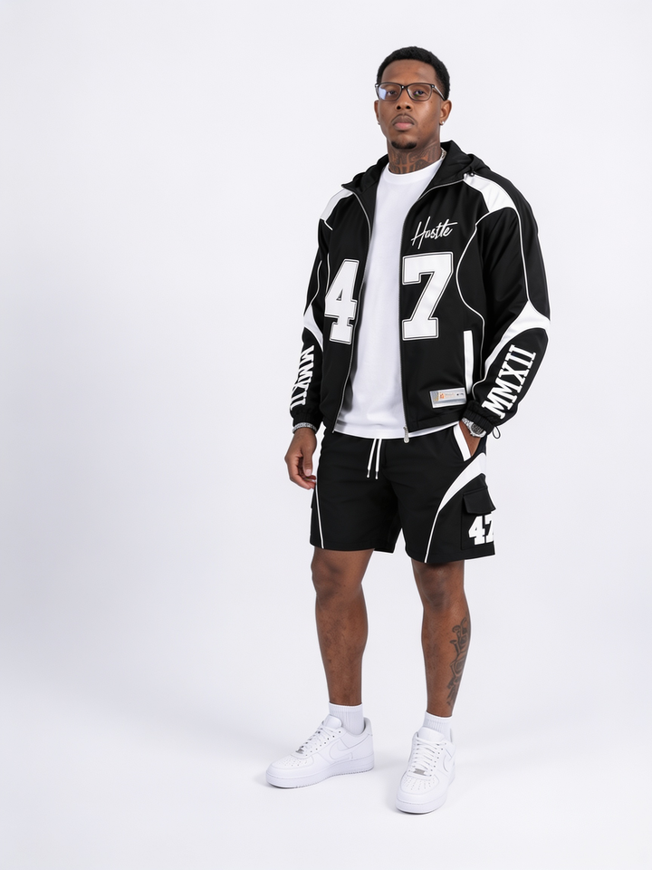 Hustlers GP set - Black/White
