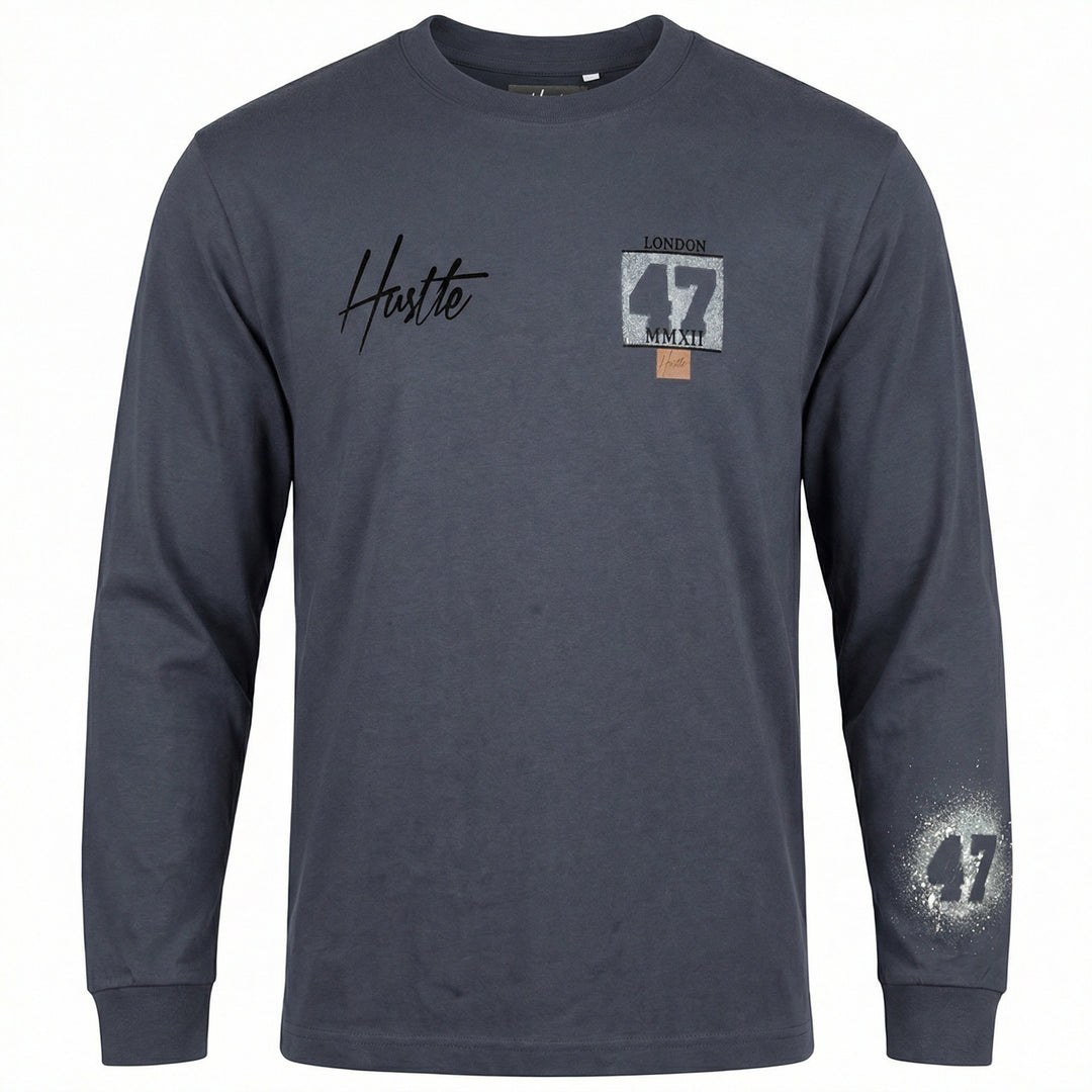 Fine Print Long Sleeve T-Shirt