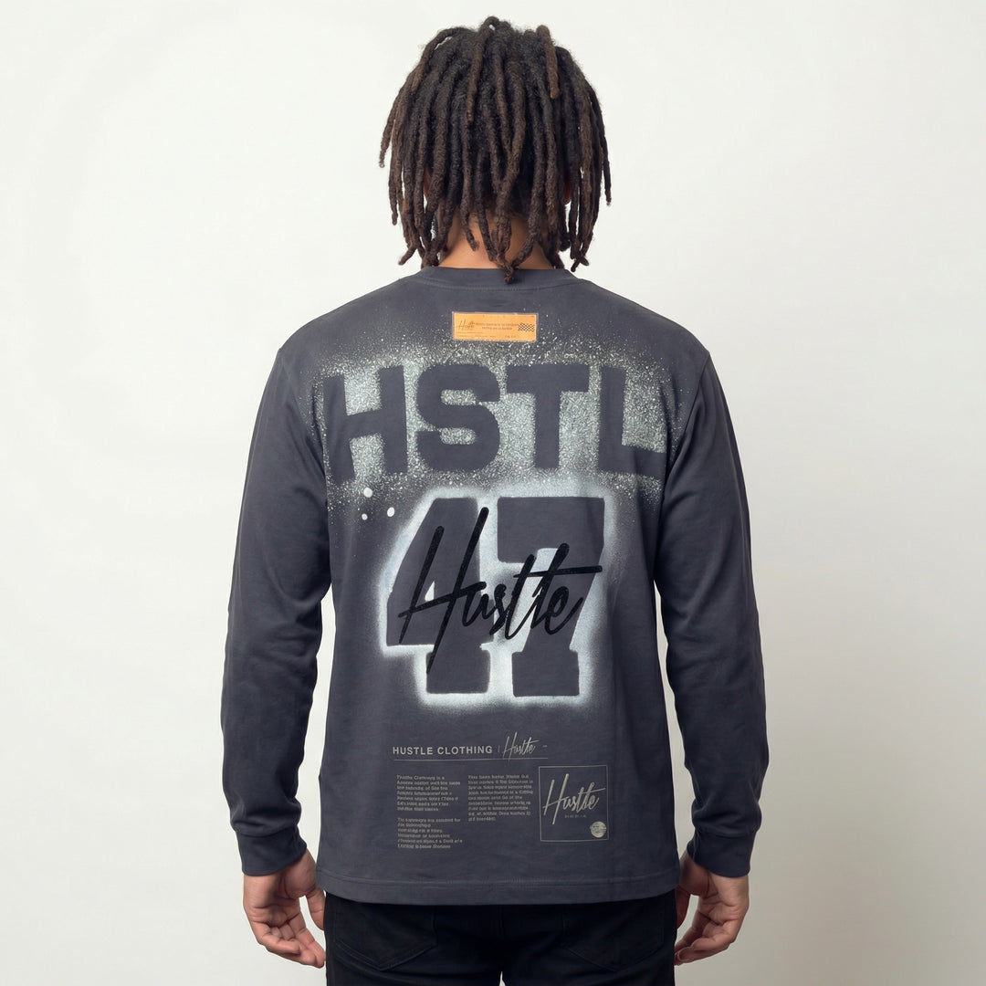 Fine Print Long Sleeve T-Shirt